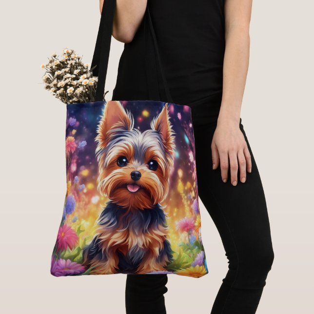 Bolso de tela con estampado integral (grande) (Detalle)