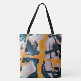 Bolso de tela con estampado integral (grande)