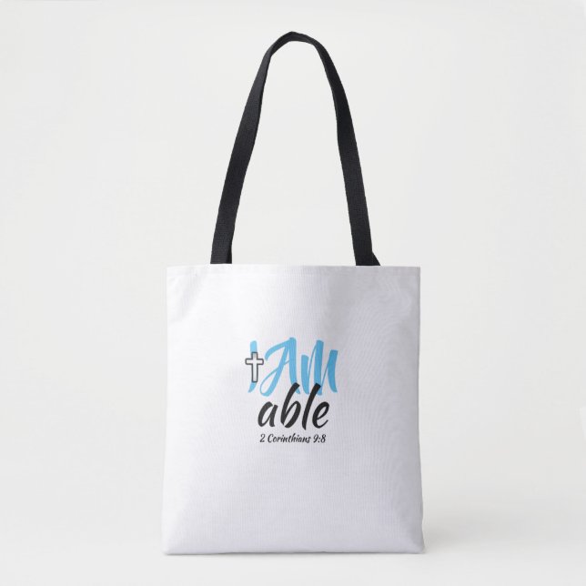 Bolso de tela con estampado integral (mediano) (Anverso)