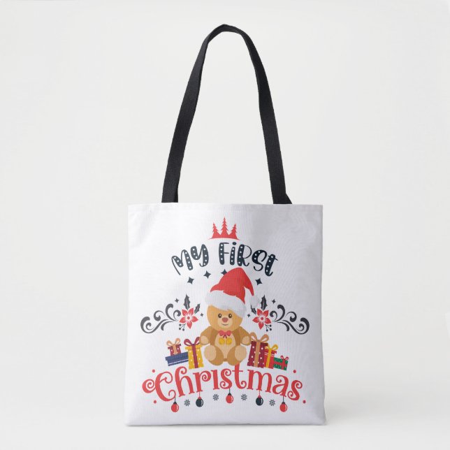 Bolso de tela con estampado integral (mediano) (Anverso)