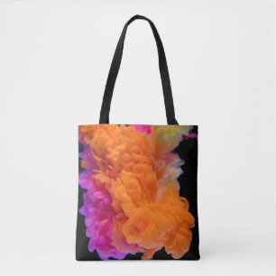 Bolso de tela con estampado integral (mediano)
