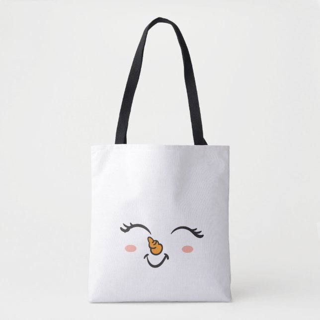 Bolso de tela con estampado integral (mediano) (Anverso)