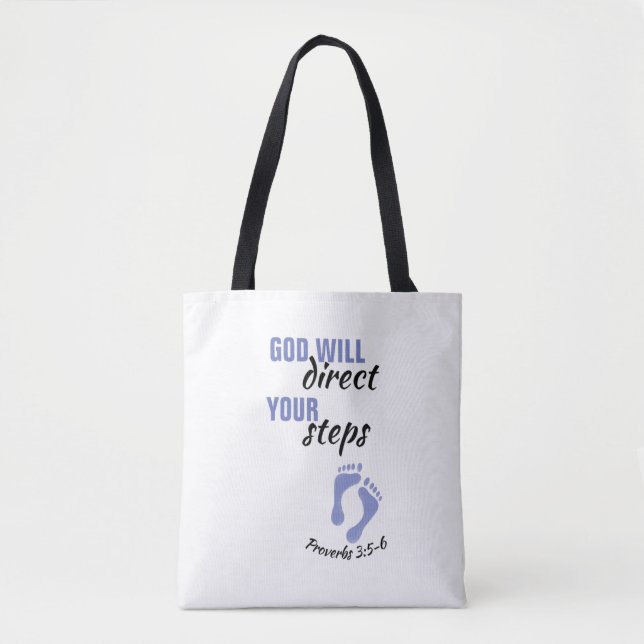 Bolso de tela con estampado integral (mediano) (Anverso)
