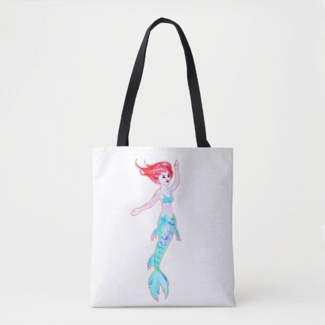 Bolso de tela con estampado integral (mediano) (Anverso)