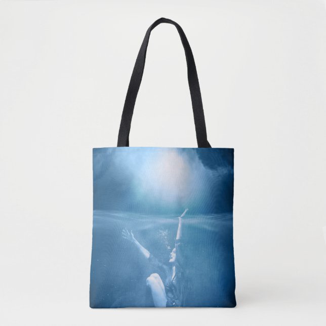 Bolso de tela con estampado integral (mediano) (Anverso)
