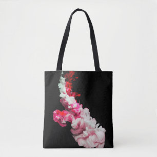 Bolso de tela con estampado integral (mediano)