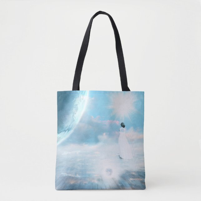 Bolso de tela con estampado integral (mediano) (Anverso)