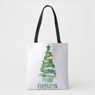 Bolso de tela con estampado integral (mediano)