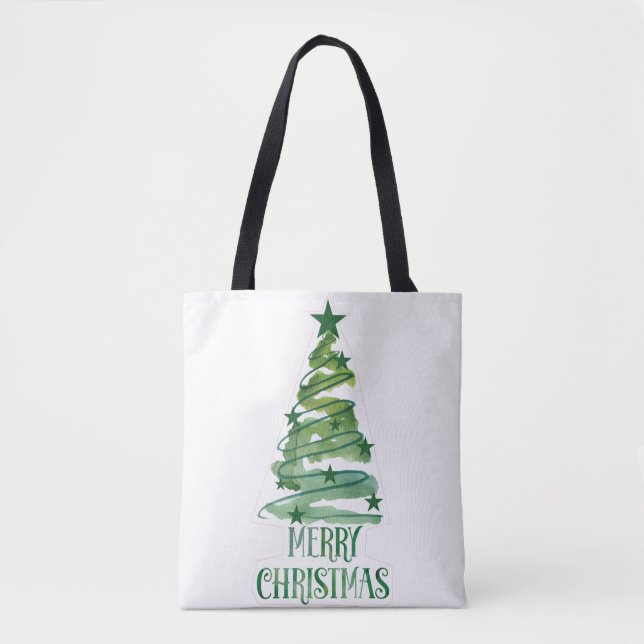 Bolso de tela con estampado integral (mediano) (Anverso)