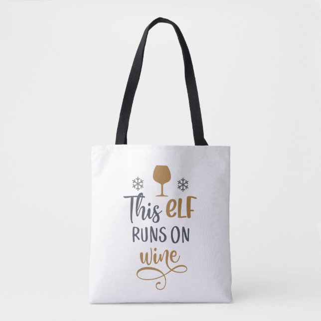 Bolso de tela con estampado integral (mediano) (Anverso)