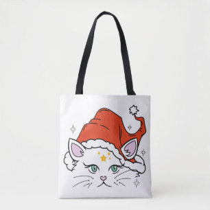 Bolso de tela con estampado integral (mediano)