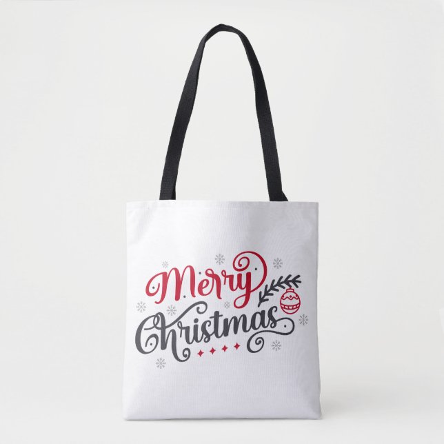 Bolso de tela con estampado integral (mediano) (Anverso)