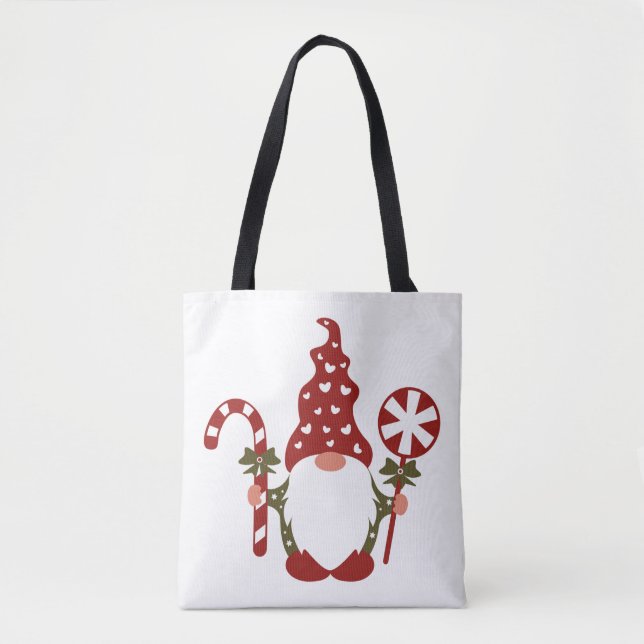 Bolso de tela con estampado integral (mediano) (Anverso)