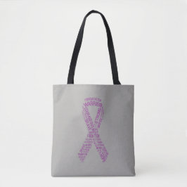 Bolso de tela con estampado integral (mediano)