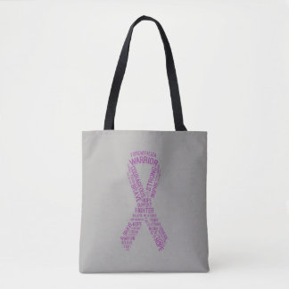 Bolso de tela con estampado integral (mediano)
