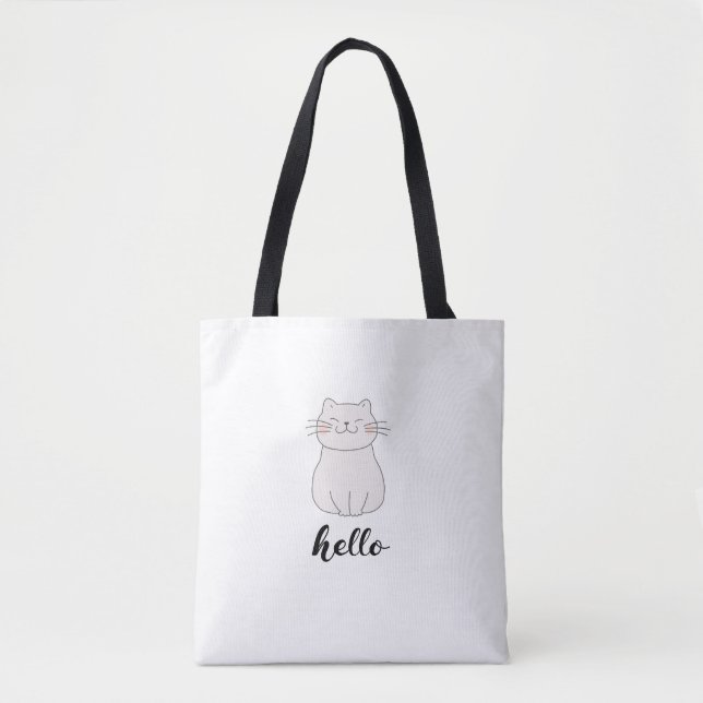 Bolso de tela con estampado integral (mediano) (Anverso)