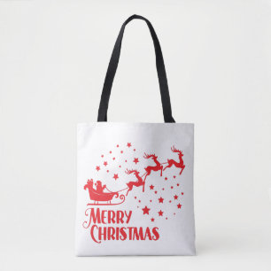 Bolso de tela con estampado integral (mediano)