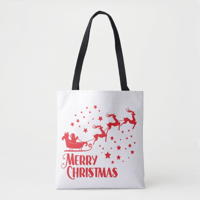 Bolso de tela con estampado integral (mediano) (Anverso)