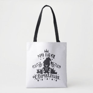 Bolso de tela con estampado integral (mediano)