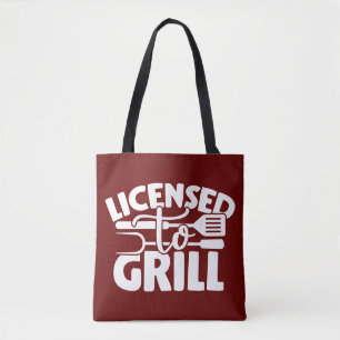 Bolso De Tela Con Licencia Para Grill