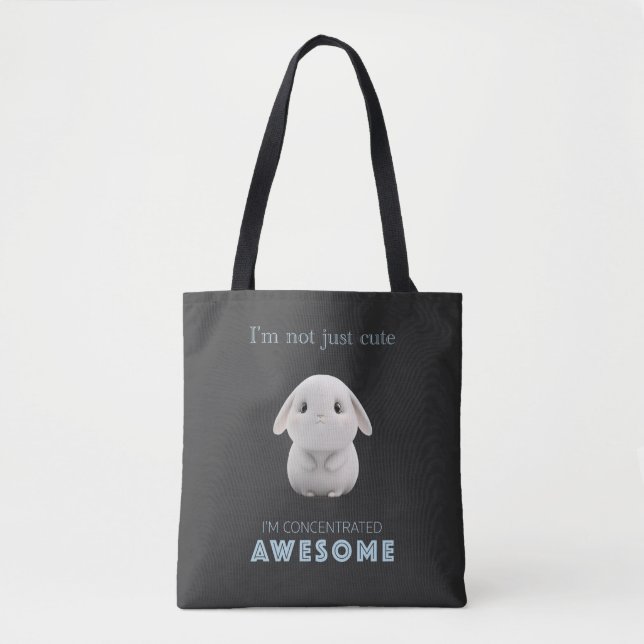 Bolso De Tela Concentrado Concentrado Awesome Cute Adorable Grac (Anverso)