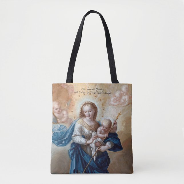 Bolso De Tela Concepción inmaculada (Anverso)