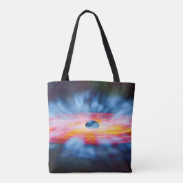 Bolso De Tela Concepto artístico de flujos de salida de agujero 