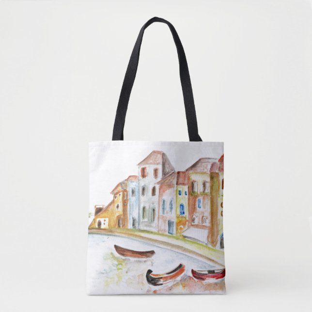Bolso De Tela Concepto de Venecia (Anverso)