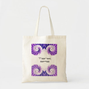 Bolso De Tela concha de nautilus concha marea Fibonacci giratori