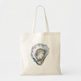 Bolso De Tela Concha de ostra acuarela