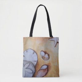 Bolso De Tela Conchas de arena 