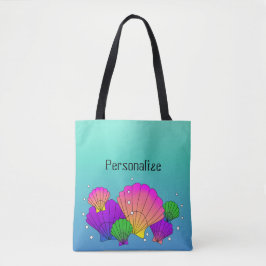 Bolso De Tela Conchas de Caribe con Burbujas