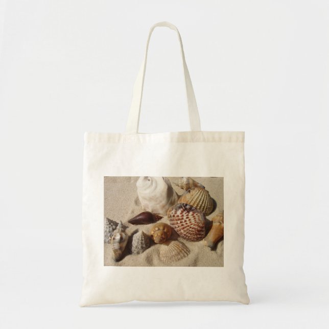 Bolso De Tela conchas marinas, conchas marinas (Frente)