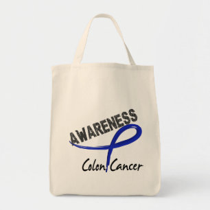 Bolso De Tela Conciencia 3 del cáncer de colon