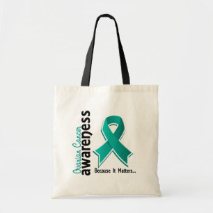 Bolso De Tela Conciencia 5 del cáncer ovárico