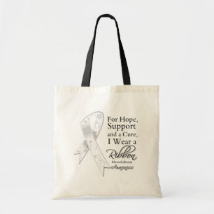 Bolso De Tela Conciencia de la esperanza de la ayuda del