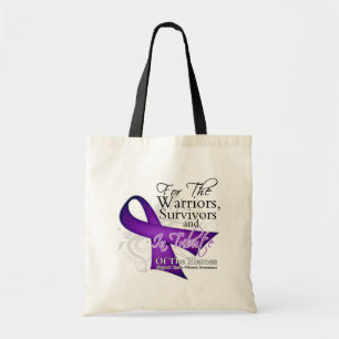 Bolso De Tela Conciencia de la fibrosis quística del tributo