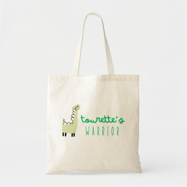 Bolso De Tela conciencia guerrera de tourette Totes lindos Bags (Frente)