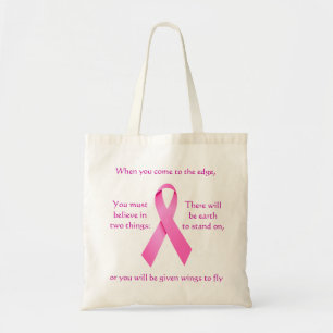 Bolso De Tela Conciencia sobre el cáncer de mama 3 Tote Bag