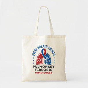 Bolso De Tela Conciencia sobre Fibrosis Pulmonar Cada Respiració