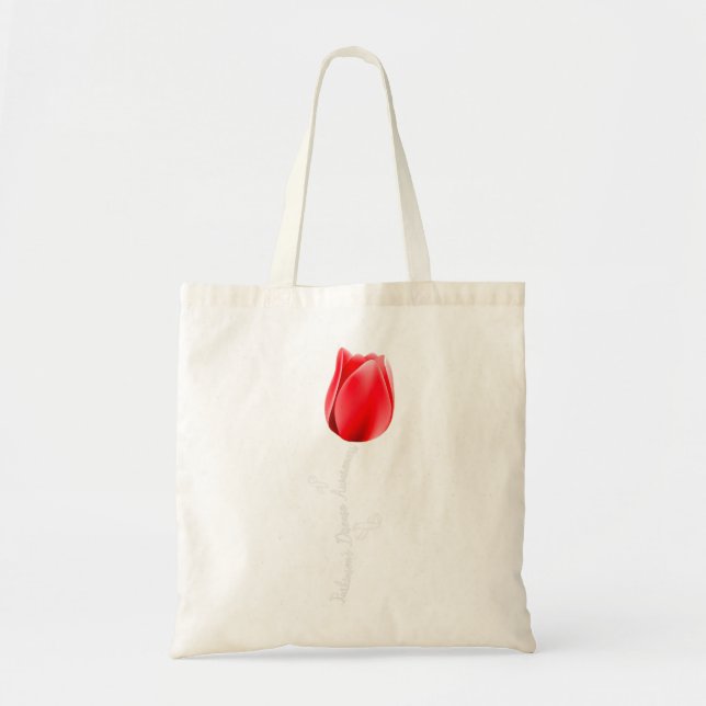 Bolso De Tela Conciencia sobre la enfermedad de Parkinson Tulipá (Frente)