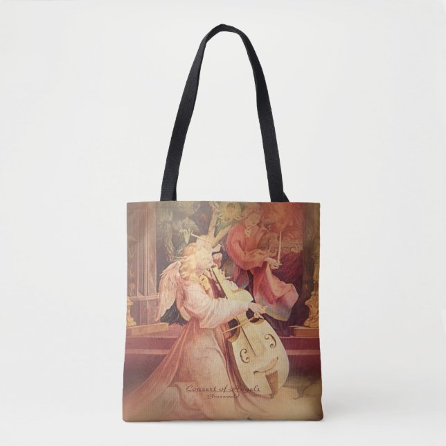 Bolso De Tela Concierto de ángeles (Anverso)