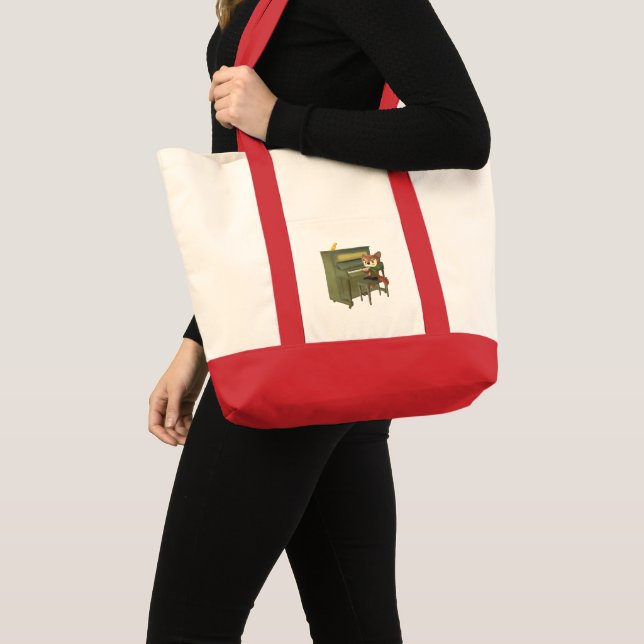 Bolso De Tela Concierto de piano forestal (Anverso (producto))