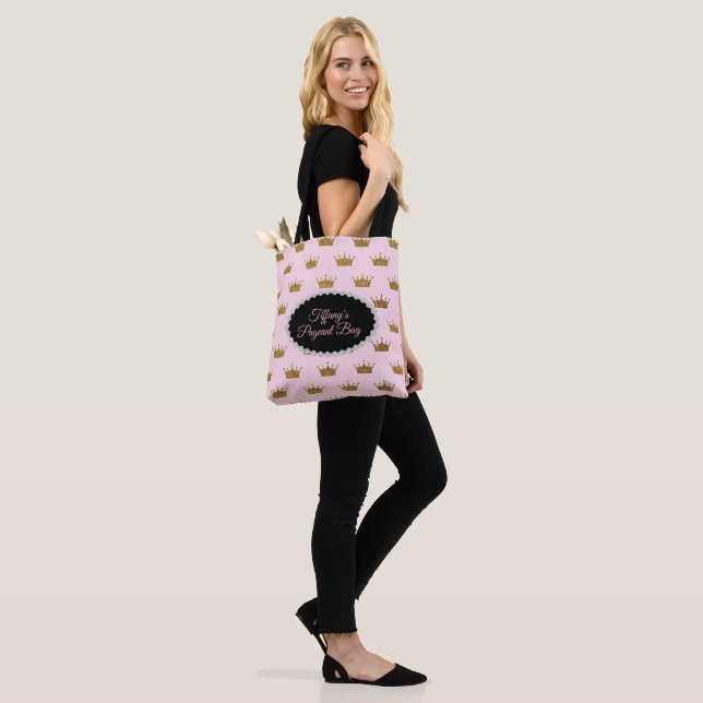 Bolso De Tela Concurso de Crowne de oro Tote Bag (Puesto)