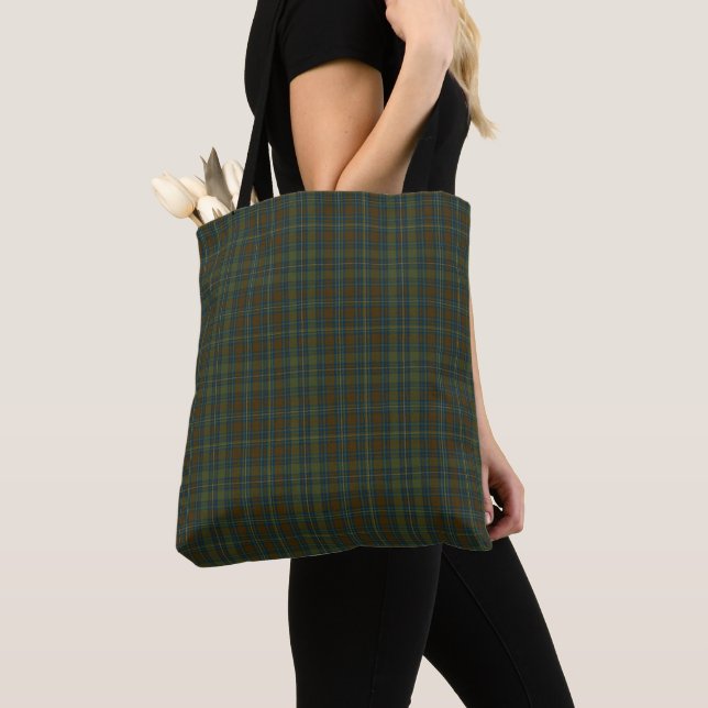 Bolso De Tela Condado de Kerr Tartan (Detalle)