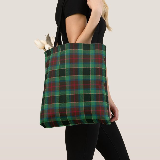 Bolso De Tela Condado de Waterford Tartan (Detalle)