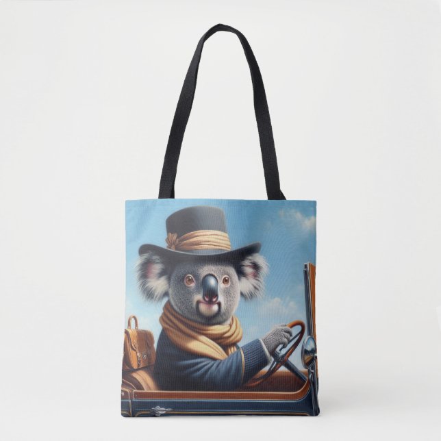 Bolso De Tela Conducción de Koala (Anverso)
