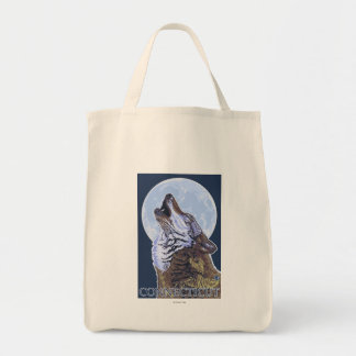 Bolso De Tela ConecticutHowling Wolf