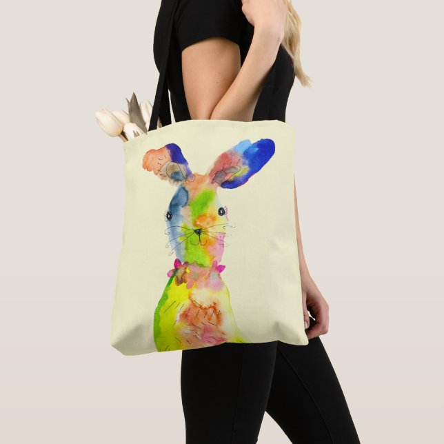 Bolso De Tela Conejito de Pascua lindo (Detalle)