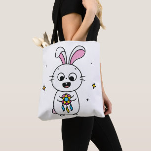 Bolso De Tela Conejito Lindo y Divertido